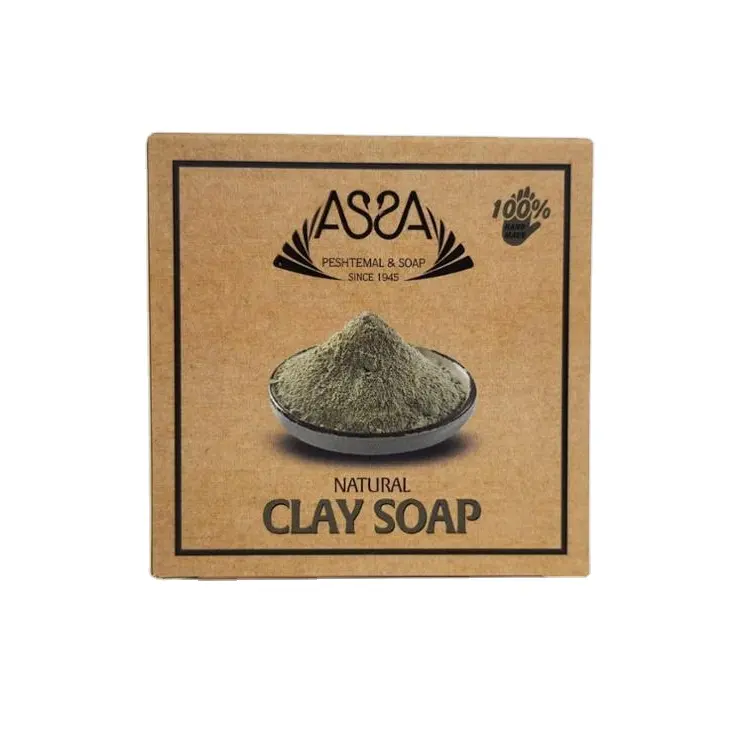 Purifying Unscented 100% organic Handmade Clay Soap Direct From Producer in Turkey Skincare Traditional Process Soap