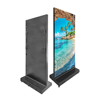 Afficheur LED 960x1920mm P2.5, écran publicitaire numérique couleur pleine résolution pour intérieur, signalétique LED pour centre commercial, magasin de détail, exposition