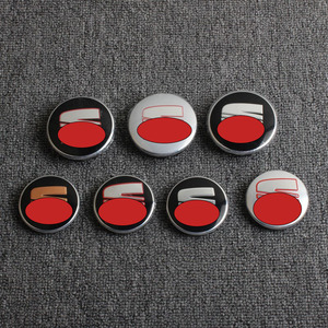 Tapas de Centro de Rueda Electrochapadas de ABS de 55mm/63mm para SEAT <span class=keywords><strong>Ibiza</strong></span>, León, Ateca, Cupra, Toledo, Arona, Instalación a Presión - Product Image 1