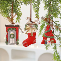Nouvelle Décoration de Noël Modèle Chine 111, Ornement de Sapin de Noël Vintage en Résine en Forme de Cloche, Cadeau Décoratif
