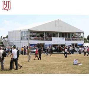 Tentes de réception à double étage en aluminium 15x20 20x40 pour événements en plein air, tente de fête de mariage à 2 étages - Product Image 5