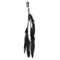 2024 nouveau à la mode Boho plume bandeau perruque perlée plume coiffure à la main pince à cheveux fille cheveux accessoires de haute qualité