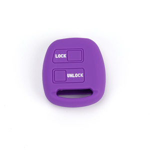 Múltiples opciones de color suave al tacto protector de silicona inteligente 3 botones cubierta de llave de coche - Product Image 2