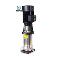 Pompe centrifuge submersible multi-étages verticale en acier inoxydable de 5,5 CV avec moteur pour l'industrie automobile