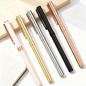 Custom Light Luxury Metal Gel <b>Pens</b> Logo Business Signature 0.5mm Tip Black Ink Custom Promotional <b>Pens</b> for Advertising Marketing - Product Image 1