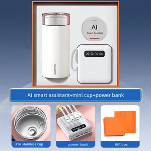 สินค้ามาแรง ผลิตภัณฑ์ใหม่ล่าสุด ผู้ช่วยอัจฉริยะพร้อมบลูทูธ AI Chatgpt ลำโพงอัจฉริยะ AI พร้อมฟังก์ชั่นแปลภาษา พาวเวอร์แบงค์พกพา ชุดของขวัญ - Product Image 4