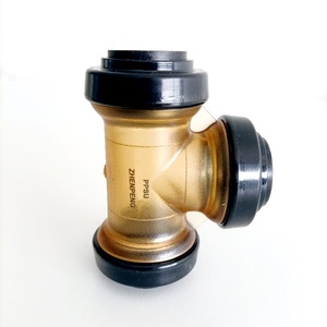 20x20x20 Push Fit Tee, PPSU Push para conectar accesorios <span class=keywords><strong>de</strong></span> plomerí<span class=keywords><strong>a</strong></span> para tuberías PEX, <span class=keywords><strong>cobre</strong></span>, <span class=keywords><strong>CPVC</strong></span>, tuberías <span class=keywords><strong>de</strong></span> - Product Image 2