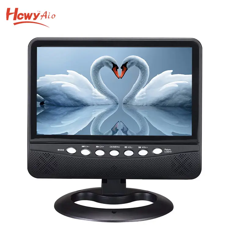 New 7inch Mini Portable TV With Radio Small LED TV 3 Years Guarantee. CE & RoHs Certificate