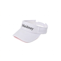 Gorra de Visera Personalizada con Logotipo Bordado en 3D, Ajustable, de Algodón Blanco, Unisex, para Deportes, Golf, Tenis, Verano, Aire Libre