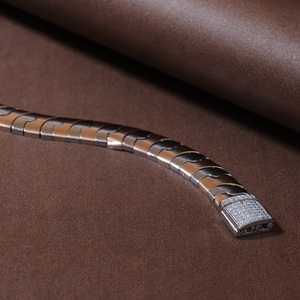 Premium <b>Silver</b> Bracelet Stylish Fashion Jewelry <b>for</b> Women and <b>Men</b> Perfect <b>for</b> Daily Wear Celebrations and Gift Giving - Product Image 2