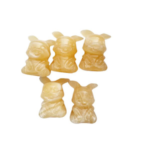 <span class=keywords><strong>Pikachu</strong></span> <span class=keywords><strong>nero</strong></span> ossidiana <span class=keywords><strong>Pikachu</strong></span> intagliato quarzo naturale fai da te - Product Image 2