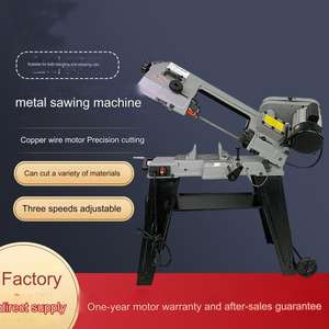 Dikey yatay ağaç İşleme metal bant kesici için küçük ev masa testere bıçağı yatay metal bant kesici testere makinesi - Product Image 5