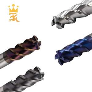 Micro-fraise à bout rond 4 dents en carbure de tungstène avec revêtement AlTiN ODM OEM - Product Image 6