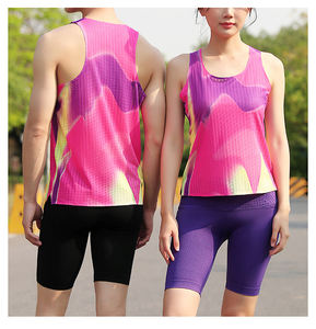 Camiseta Deportiva de Maratón para Hombre, de Alta Calidad, 100% Poliéster, Ultraligera, Transpirable, Antibolitas, de Secado Rápido, Tejida - Product Image 2