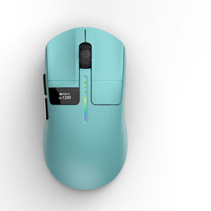 Souris sans fil rechargeable Bluetooth portable avec fonction d'affichage sur écran, bouton latéral personnalisé avec logo, ABS - Product Image 4