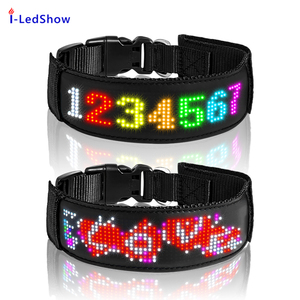 ปลอกคอสุนัขแบบ LED แสดงผลสี RGB พร้อมไฟกระพริบ ชาร์จผ่าน USB ปลอกคอ LED แบบตั้งโปรแกรมได้ - Product Image 3