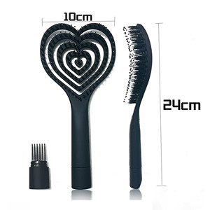 Coussin compact en nylon rond creux lissant la <span class=keywords><strong>brosse</strong></span> à cheveux accélère pour un séchage humide avec pour une <span class=keywords><strong>brosse</strong></span> à cheveux humide - Product Image 3