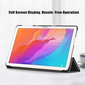 Funda de cuero PU con soporte triple magnético delgado para <span class=keywords><strong>Huawei</strong></span> <span class=keywords><strong>MatePad</strong></span> <span class=keywords><strong>T10</strong></span> 9,7/T10S 10,1/<span class=keywords><strong>MatePad</strong></span> SE 10,1 - Product Image 2