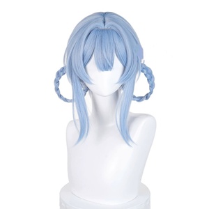 <span class=keywords><strong>Parrucca</strong></span> Sintetica Corta Blu da 35cm per Cosplay di Tachibana Sherry, Stile Anime Magico, per Feste di Halloween - Product Image 2