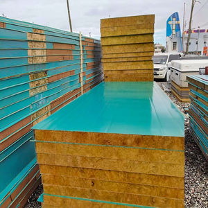 Panneaux sandwich durables en <span class=keywords><strong>laine</strong></span> <span class=keywords><strong>de</strong></span> <span class=keywords><strong>roche</strong></span> écologiques <span class=keywords><strong>de</strong></span> style design industriel, imperméables et résistants au feu, garantie 5 ans - Product Image 6