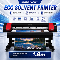 Imprimante éco-solvant d'extérieur 1,8 m, directement de l'usine, pour signalétique intérieure et extérieure