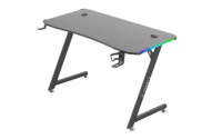 Bureau de jeu BEISIJIE TZ-2 Z-Frame en fibre de carbone, table fixe avec RGB et E-SPORTS