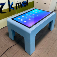 En stock produits chauds 43 pouces bleu bébé jeu éducation 20 points tables à écran tactile capacitif