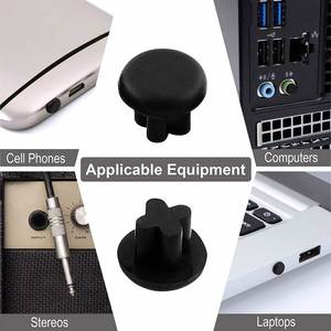 Silicone <b>USB</b> Type-<b>C</b> / Lightning Anti-Dust <b>Plugs</b> for Mobile Phone <b>Charging</b> & Earphone Ports - Product Image 4