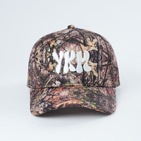 Casquette de baseball personnalisée de haute qualité avec logo brodé en coton structuré Casquette de camouflage personnalisée à 5 panneaux