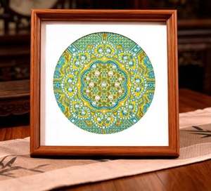 XIXI Peinture Diamant 5D Perle Acrylique Complète, Élégant Artisanat DIY avec Cadre pour Décoration de Salon - Product Image 5