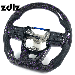 Volante de Fibra de Carbono Forjado Personalizado en Color Morado para <span class=keywords><strong>Toyota</strong></span> <span class=keywords><strong>GR</strong></span> <span class=keywords><strong>Land</strong></span> <span class=keywords><strong>Cruiser</strong></span> LC200 LC300 Hilux 2020 2021 2022 <span class=keywords><strong>2023</strong></span> 2024 - Product Image 3