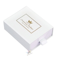Boîte cadeau de luxe rigide personnalisée Crown Win avec insert en mousse EVA pour emballage de boucles d'oreilles et de colliers
