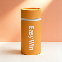 Tube en papier kraft biodégradable de qualité alimentaire avec impression de logo personnalisé pour l'emballage de chocolat et de noix, vente en gros de haute qualité