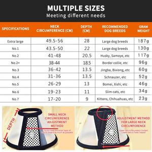 <span class=keywords><strong>Collar</strong></span> de plástico antiarañazos para mascotas al por mayor, cono ajustable para perros, Círculo de recuperación para mascotas, <span class=keywords><strong>collar</strong></span> isabelino para mascotas - Product Image 6