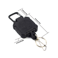 Cordon de sécurité rétractable robuste personnalisé pour la chasse, accessoire de chasse, cordon en acier verrouillable, équipement tactique résistant à l'usure