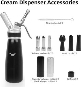 New <b>Style</b> Functional Eco-Friendly Aluminium for <b>Cream</b> Chargers Dispenser Whipper for <b>Cream</b> Maker Dessert Tools Trend - Product Image 2
