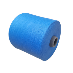 Benang katun daur ulang kualitas baik 40S biru langit katun daur ulang pola teknik rajutan benang rajut - Product Image 3