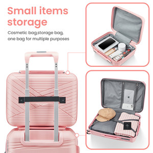 Stock disponible aux États-Unis, livraison gratuite, ensembles de bagages 4 pièces (14/20/24/28), coque rigide légère, serrure TSA, support dropshipping - Product Image 3