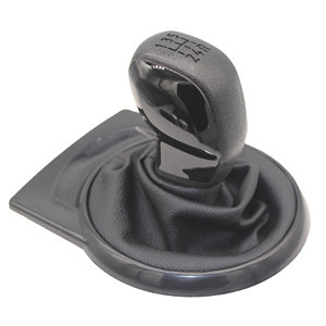 Citroen C4 MK1 Car Gear <b>Knob</b> Black Leather <b>Shift</b> Head Set Ergonomic Design 04-08 Model Fitment - Product Image 3