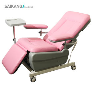 SKE-100A Duurzaam Eeg Stoel En Ecg Stoel Medische Examen Apparatuur 2 Functie Verstelbare Patiënt Handleiding Dialyse Stoel Met Wielen - Product Image 2