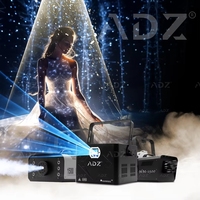 3w 5w 10 W Cendrillon Effect 3pcs Set Laser Machine & Snow Machine & Fog Machine pour Mariage 3w 5w 10 w Lazer Light projecteur