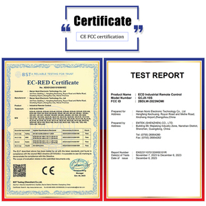 Télécommande industrielle Rf de qualité supérieure Grue à portique de conteneur montée sur rail Radio industrielle Télécommande sans fil - Product Image 2