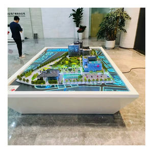 Maquette architecturale professionnelle moderne, modèle 3D, conception d'aménagement <span class=keywords><strong>urbain</strong></span>, villa, <span class=keywords><strong>immobilier</strong></span>, affichage intérieur/bureau, table de sable - Product Image 3