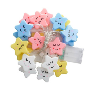 Smile Cloud Sun <strong>rainbow</strong> 1.5m 10Leds String <strong>Light</strong> Battery Powered Led Fairy Lamp Kids Bedroom Xmas Garland Wedding Party Decor - Product Image 2