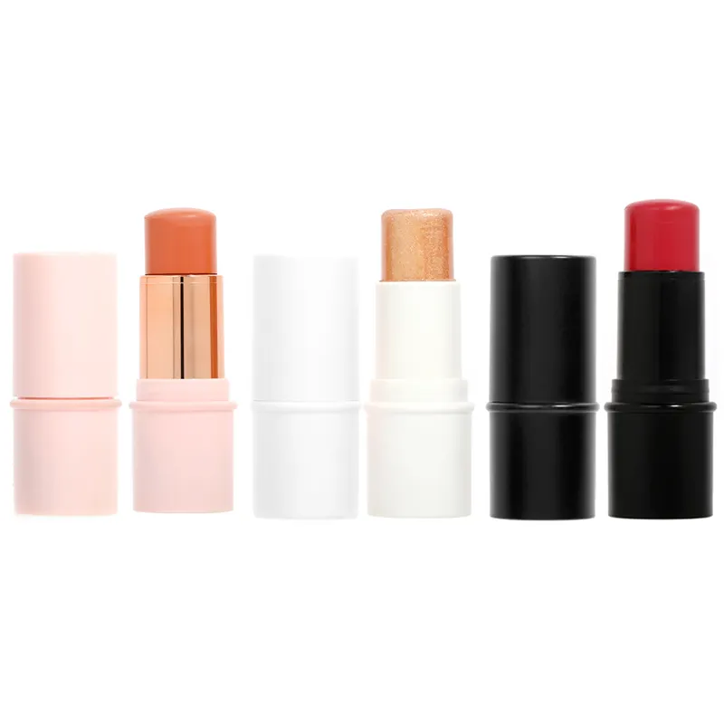 9 Color Blush Makeup Blush Stick Blush Private Label For White Black Pink 3 Color Stick Tube Choose LOW MOQ Customization