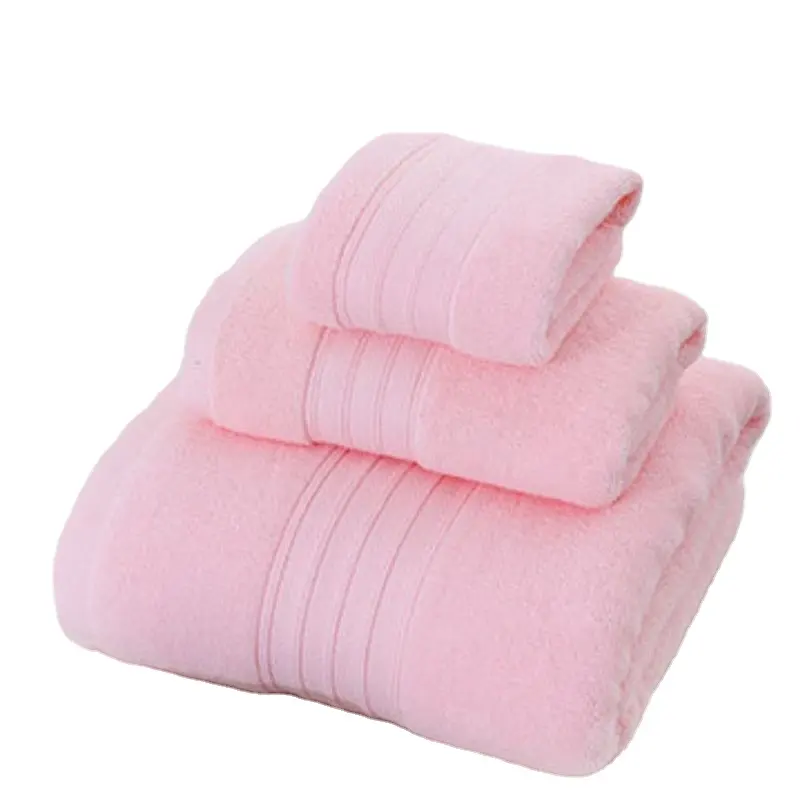 factory supply wholesale High Quality Extra Large Hotel Bath Towel Set 100% Combed Cotton Quick-Dry cotton towel set
