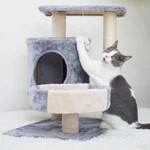 Árbol para gatos, nido para gatos, plataforma de salto integrada, rascador para gatos - Product Image 4