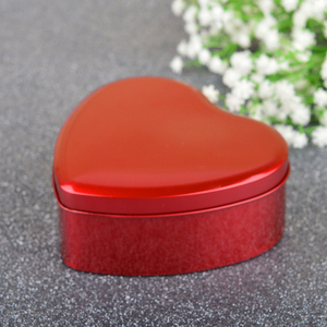 San Valentín Día DE LA MADRE Metal estaño regalo embalaje personalizado pequeño Mini forma de corazón Chocolate galletas galleta caja de lata con tapa - Product Image 6