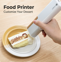 Imprimante alimentaire portable PrintPen 26 mm, mini-imprimante à jet d'encre pour la décoration de café gourmet, de gâteaux, de latte et la marquage DIY des biscuits
