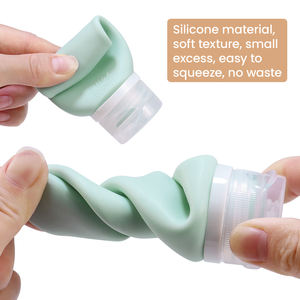 New Colors Custom Design OEM&ODM Service Durable Reusable Silicone Squeeze <b>Shower</b> <b>Gel</b> Travel Bottles for Shampoo and Conditioner - Product Image 4